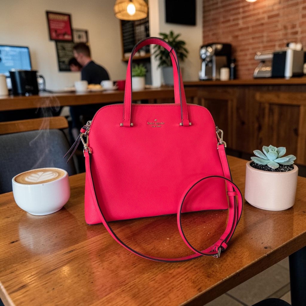 Kate Spade New York ♠️ "Maise" Domed Satchel / Crossbody